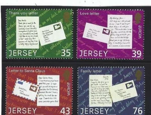 JERSEY 2008 EUROPA THE LETTER SET OF 4 UNMOUNTED MINT, MNH - Picture 1 of 1
