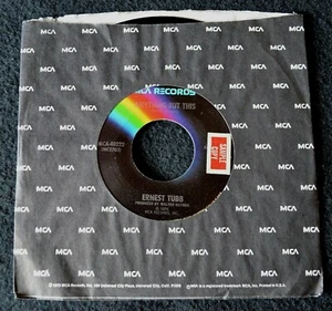 ERNEST TUBB-ANYTHING BUT THIS / DONT WATER DOWN THE BAD NEWS-1974-NEW OLD STOCK - Picture 1 of 5