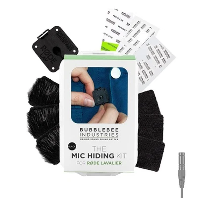 Kit de Ocultación de Micrófono para RODE Lavalier Blanco - Kit de Micrófono Oculto, Ruido y Viento... Foto 1 de 4