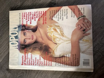 Vintage Cosmopolitan Magazine December 1987 Frederique Van Der Wal Cover  Foto 1 de 4