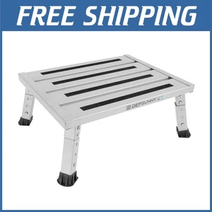 Portable Adjustable Height Step for RV, Motorhome - Picture 1 of 11