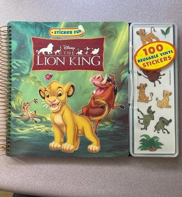 Disney sticker fun Lion King book With vinyl stickers - Image 1 of 4
