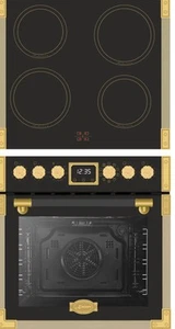 Kaiser EHC 6776 Retro Herdset Backofen mit Induktionskochfeld AirFry Drehspieß - Bild 1 von 3