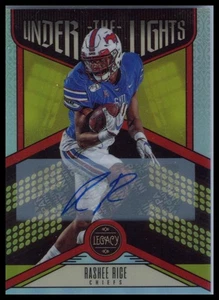 Autógrafos plateados Panini Legacy #UL-RRI 2023 Rashee Rice Under the Lights - Imagen 1 de 2