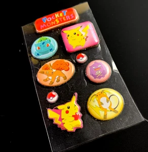 POCKET MONSTERS POKEMON PIKACHU anime mini puffy Japanese stickers decal mod - Picture 1 of 3