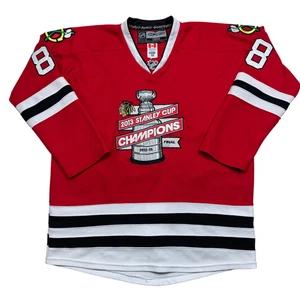 Reebok/CCM NHL Patrick Kane #88 2013 Stanley Cup Champions Blackhawks Jersey 50 - Picture 1 of 12