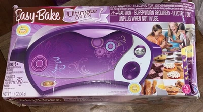 Easy Bake Ultimate Oven Purple With Spatula & Pans By Hasbro. Working. - Image 1 of 4