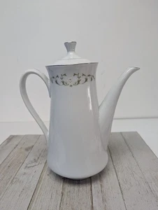 Vintage Sheffield China Japan Elegance Teapot Tall 10 1/4" - Picture 1 of 8