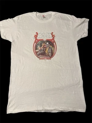 Rare 70s Chopper Style Naked Lady Sitting On The Bike T-shirt! Easy Ryder 3X B-T - Image 1 of 3