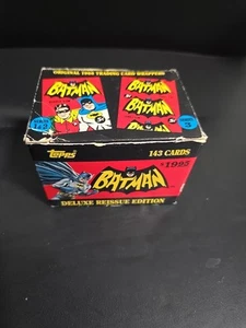 Vintage 1989 TOPPS Batman Deluxe Reissue Edition 1966 Trading Card Set - Picture 1 of 5