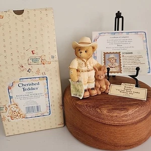 Cherished Teddies Bazza Kangaroo International Bear Australia Lost Down Under - Imagen 1 de 13