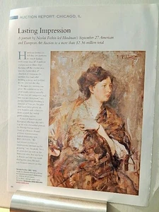 NICOLAI FECHIN ART PIECE ORIG VTG 2022 ADVERTISEMENT - Picture 1 of 1