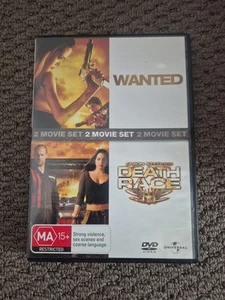 Wanted / Death Race - DVD - Region 4 - Fast Postage - Picture 1 of 2