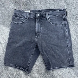 Levi’s 412 Men’s Washed Black Denim Shorts Size 32 Levi Strauss - Picture 1 of 3