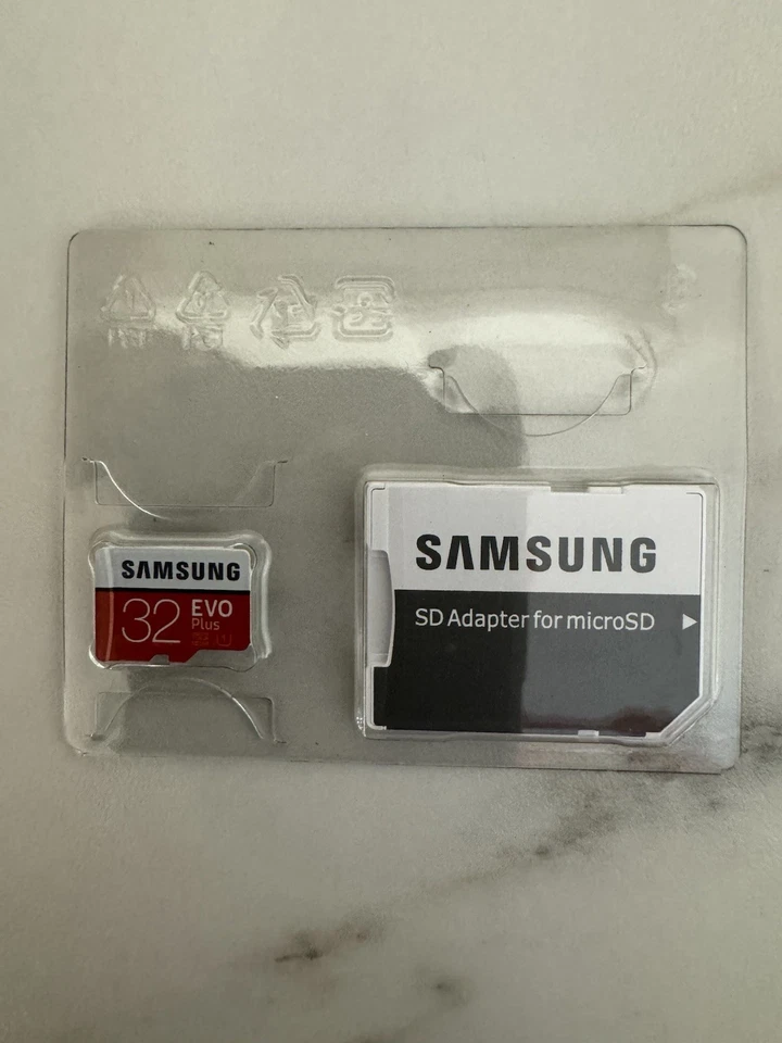 Samsung EVO Plus 32GB, Class 10 20MB/s - MicroSDHC Card - MB-MC32GA/AM - Image 1 of 1