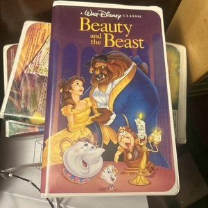 Beauty And The Beast VHS Tape 1992 Walt Disney's Black Diamond Classic - Picture 1 of 10