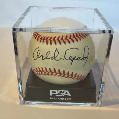 Orlando Cepeda Autographed Baseball PSA DNA Authenticated - Image 1 of 2