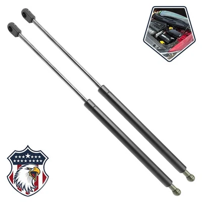 2 Front Bonnet Hood Gas Struts Shocks Supports For 2015-2017 Chrysler 200 Sedan Foto 1 de 4