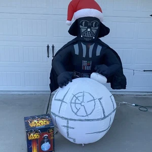Gemmy 6' Star Wars Darth Vader Swirling Ball Plays Imperial March Inflatable VID - Picture 1 of 15