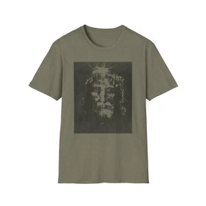 Shroud of Turin Jesus Christ Face Unisex TShirt Christian Faith Tee Shirt - Picture 1 of 91