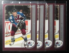 2002/03 O-Pee-Chee (4x) LOT Rob BLAKE #203 Colorado AVALANCHE