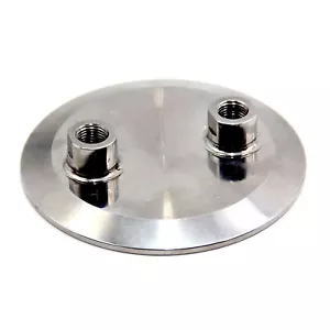 Morsetto di smistamento sanitario 6"" con 2 x 1/4"" nuovo singolo coperchio donna raccordo tri tri tri tri tri trifoglio 304 SS - Foto 1 di 4