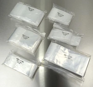 600 Pièce 2MIL Fermeture Éclair Poly Refermable PLASTIQUE Transparent Baggy - Picture 1 of 3