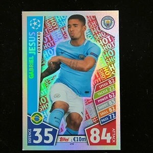 Gabriel Jesus Topps Match Attack Card - Picture 1 of 2