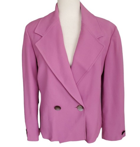 Rara Giacca Blazer Vintage anni '70 Genny Gianni Versace Rosa Lavanda US 8