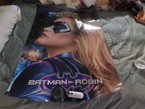 ALICIA SILVERSTONE SIGNIERT BATGIRL EIN BLATT 27x40 FILMPOSTER "BATMAN" Beck COA - Bild 1 von 2