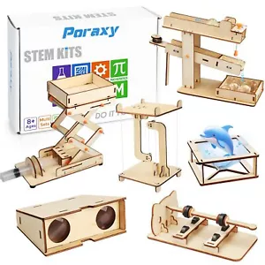 6 in1 STEM Kits for Kids ,Science Building Educational Experiment Projects 8-12 - Picture 1 of 7
