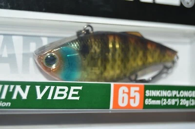 Duel Hardcore Flashi'n Bass Vibe 2 5/8" 3/4oz Skeleton Bluegill R1368-sbg Foto 1 de 4