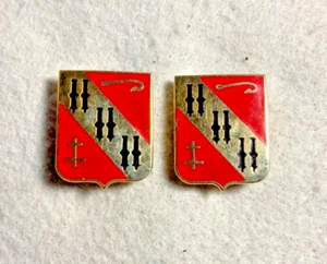 Dos, (2), Insignia del Oficial de Transporte del Ejército de los Estados Unidos posterior a la Segunda Guerra Mundial-- (2). - Imagen 1 de 3