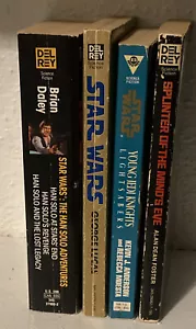 Star Wars Lot Of 4 Various Authors Paperback Books Titles In Pics - Picture 1 of 4