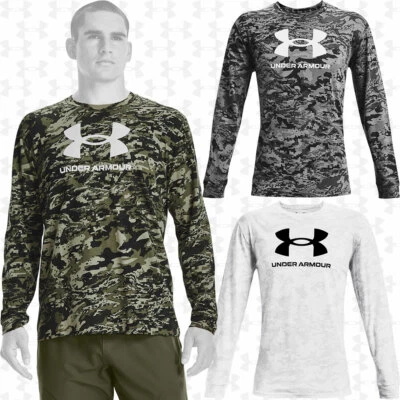 Under Armour Men's UA ABC Camo Long Sleeve T-Shirt, 1366466, Loose Fit - Image 1 of 2