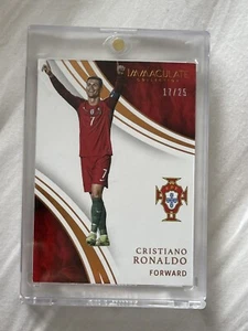 2017 Panini Immaculate Cristiano Ronaldo CR7 /25 - Picture 1 of 2