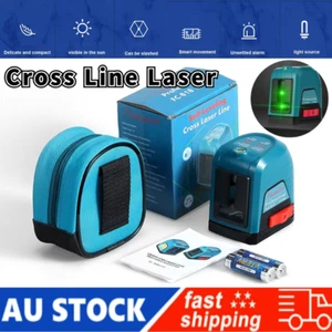 Cross Line Laser Green Beam Level Self Leveling Home DIY Level IP54 Water Resist - Picture 1 of 13