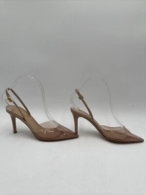 Gianvito Rossi Women's Ribbon D'Orsay Pumps Clear Size 37 - Image 1 of 4