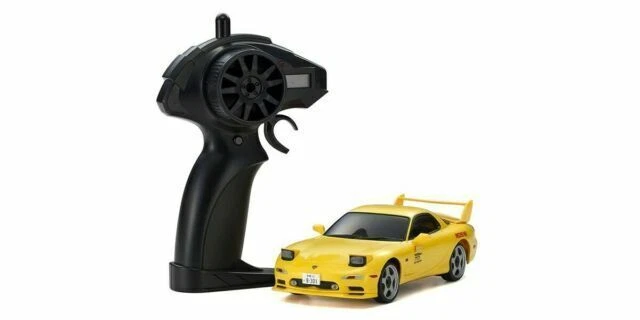 Kyosho First Minute Initial D Mazda RX-7 FD3S Radio Control Electric Car - Yellow (66603)