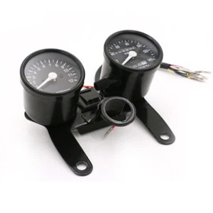 0-13000RPM 12V Motorcycle Dirt Bike Odometer Speedometer Tachometer Gauge Meter - Picture 1 of 13