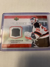 Martin Brodeur 2007-08 Upper Deck Hockey Series 1 UD Game Used Jersey J-MB