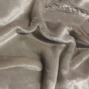 Pelliccia Morbide Shorthair Simil Pelle Tessuto Decorazione Grigio Chiaro - - Foto 1 di 3