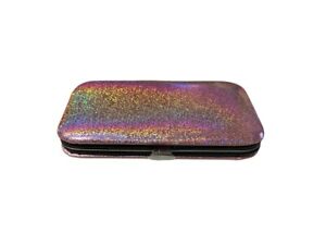 Purple Metallic Glitter 6 Pc Manicure Set in Padded Case ~ Gift Idea!