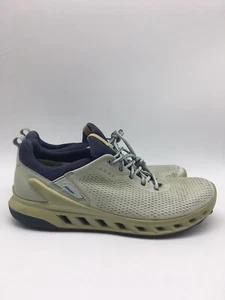 Used ECCO Biom Cool Pro Golf Shoes Men’s Size 10-10.5 GTX Gore-Tex Grey/Blue - Picture 1 of 10