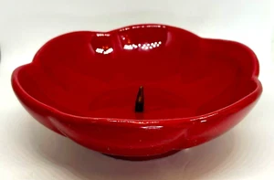 Vintage Haeger Pottery Red Candle Holder or Flower Frog #3146 Mid Century Modern - Picture 1 of 3