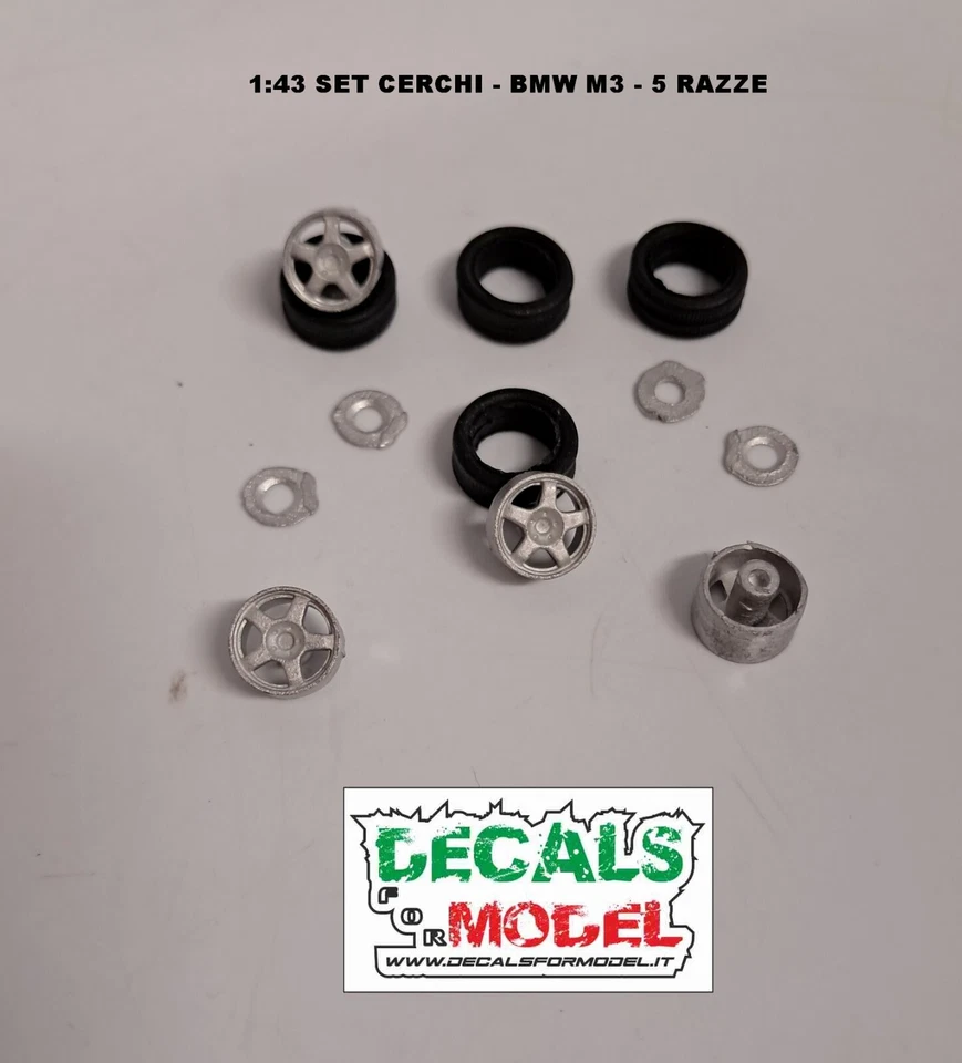 1:43 CERCHI JANTES WHEEL TOYOTA BMW M3 E30 - 5 RAZZE - Immagine 1 di 1