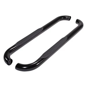 TrailFX A0027T 3 Inch Round Bent Textured Black Steel Without End Caps Frame Bod - Picture 1 of 6