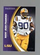 2015 PANINI LSU TIGERS MULTI-SPORT RICKY JEAN-FRANCOIS #52 BLACK 07/10