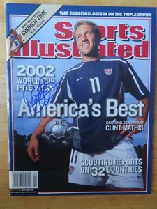 CLINT MATHIS signed Sports Illustrated May 27, 2002 Magazine No Label US SOCCER - Bild 1 von 2