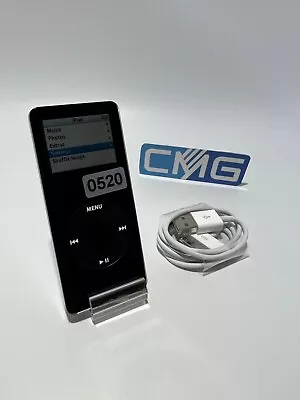 Apple iPod nano 1. Generation 1GB black 1G 1st Gen Modell 2005 Rarität 1 GB #520 - Bild 1 von 4
